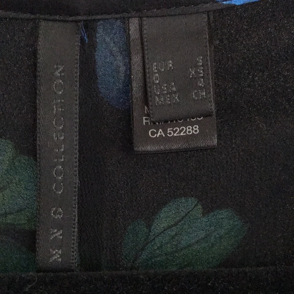 MANGO Floral Print Silky Batwing Sleeve Maxi Dress - Picture 12 of 15